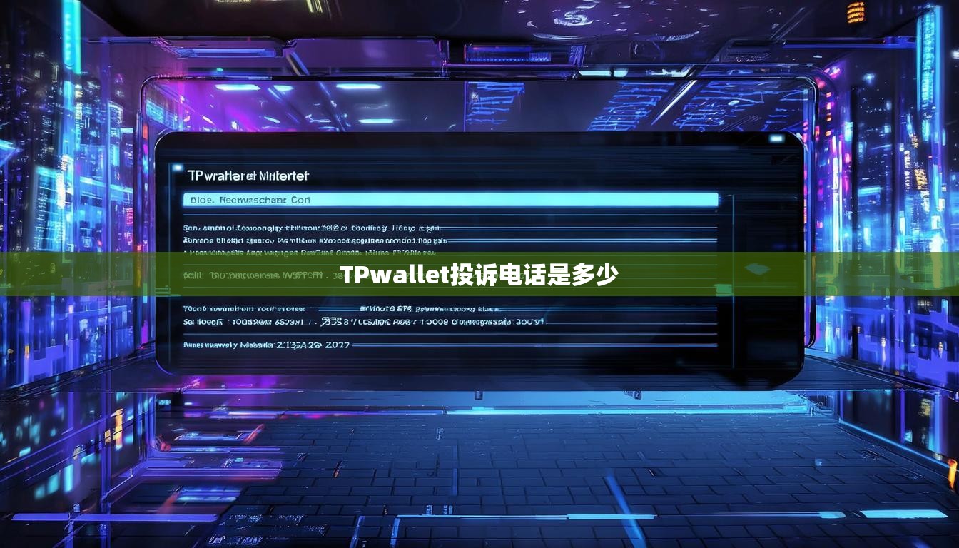 TPwallet投诉电话是多少  第1张