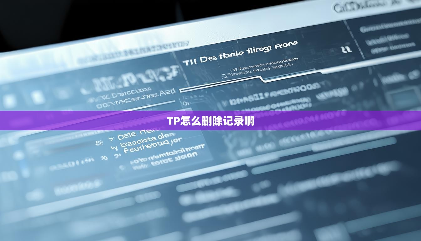 TP怎么删除记录啊  第1张