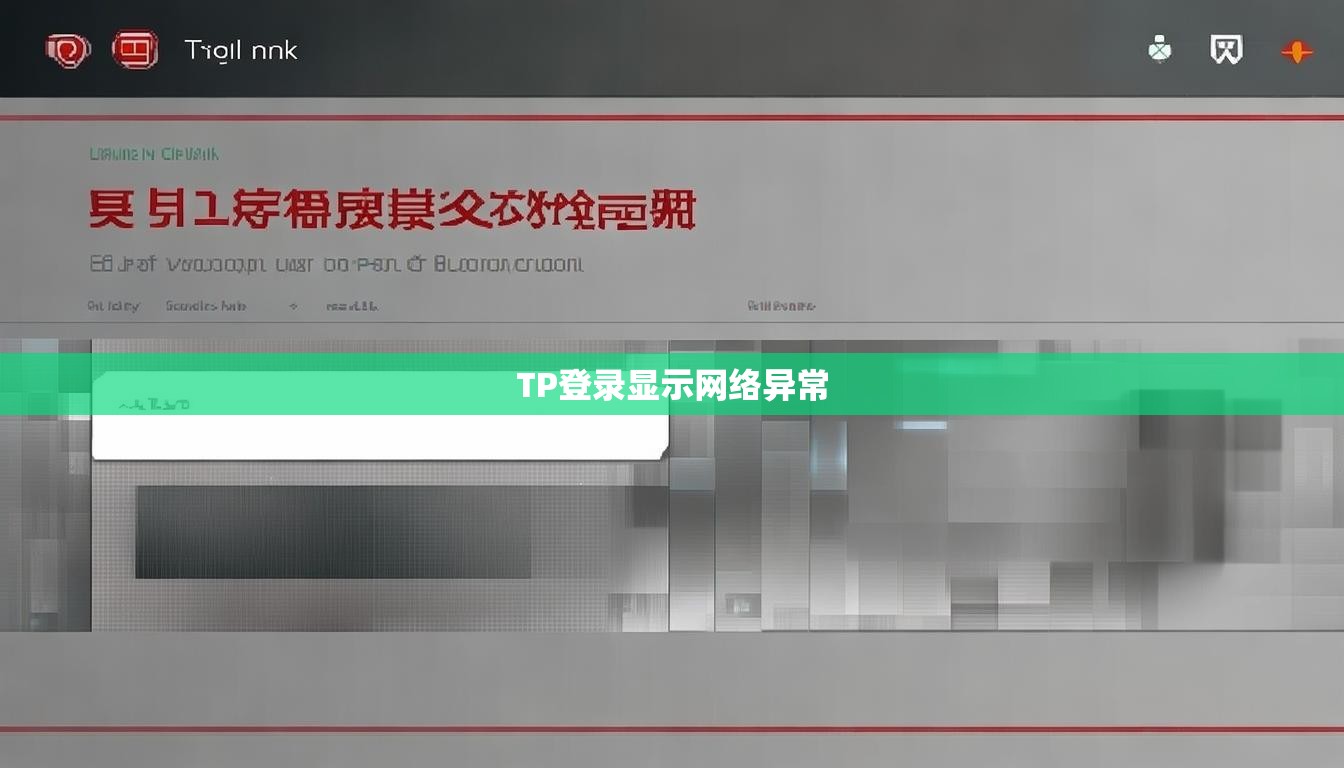 TP登录显示网络异常